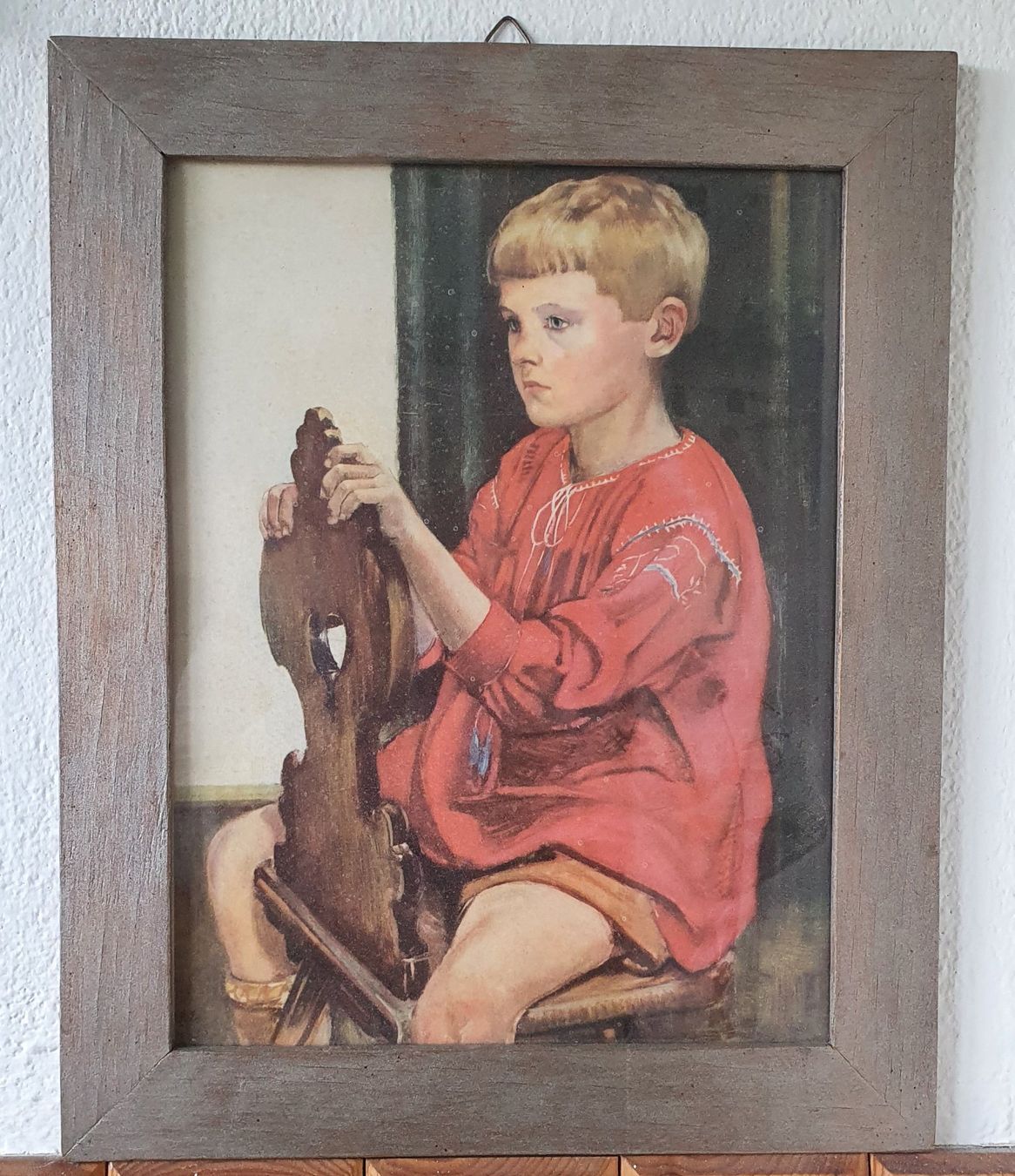 Dipinti: Bild: Junge im roten Gewand. – Usato da Zürich venduto da Vesco01