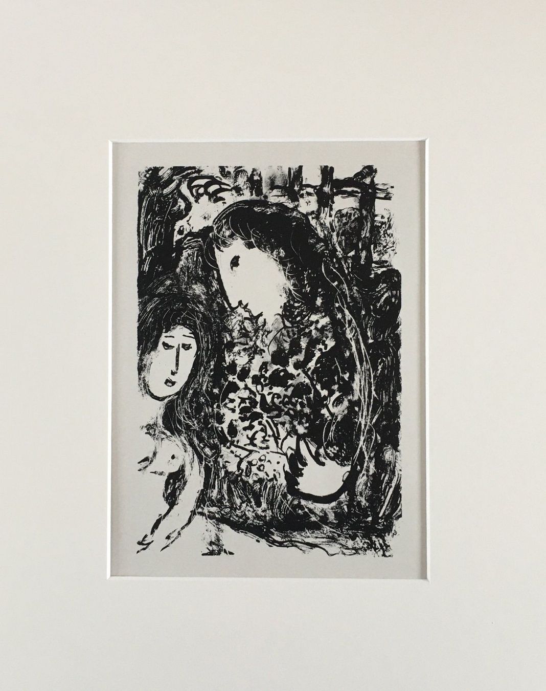 Grafica & Litografie: Marc Chagall   694 "Le Silence"    Farb-Offset-Lithographie – Usato da Nennigkofen venduto da Sommersonnen