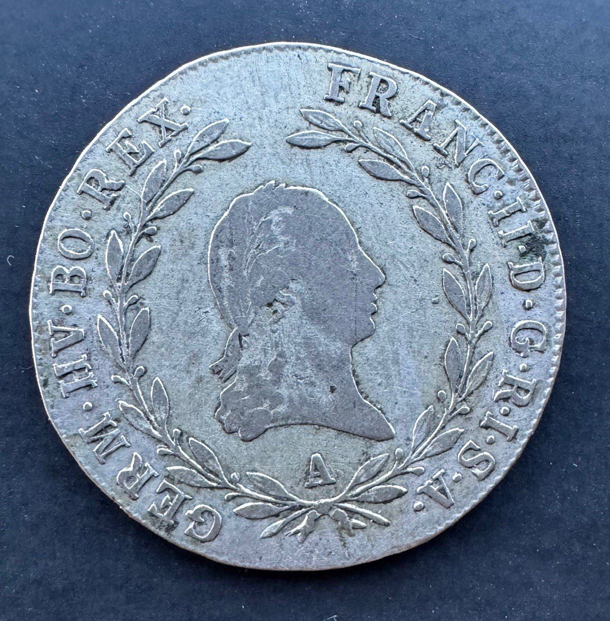 Tutti le monete: Österreich - 20 Kreuzer 1803 A – Usato da Meilen venduto da coins4sale 1