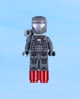 LEGO Super Heroes Minifigur War Machine - Dark Bluish Gray