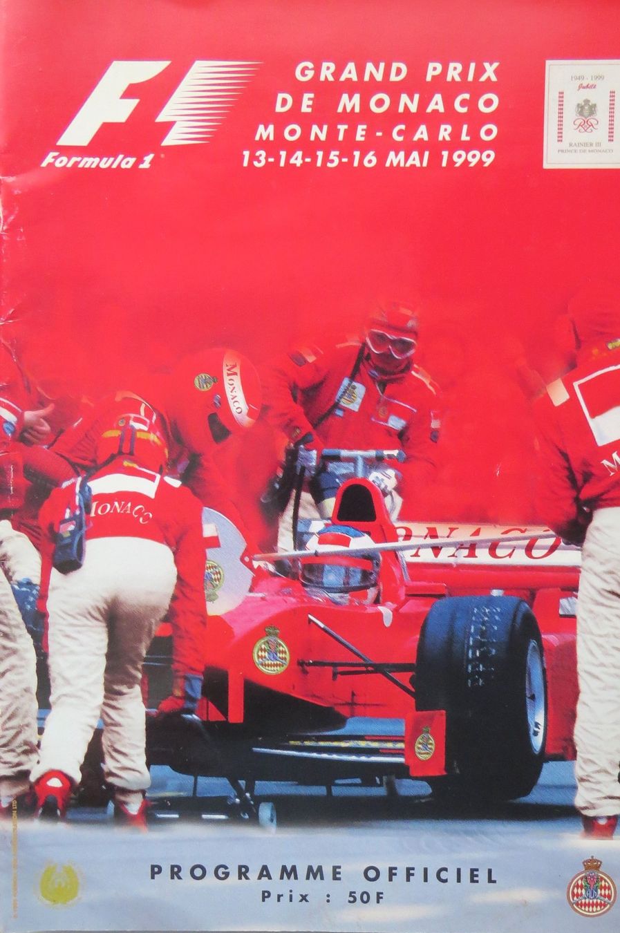 Documenti: Programm Formel 1 in Monaco von 1999 – Usato da Ettingen venduto da campione_1