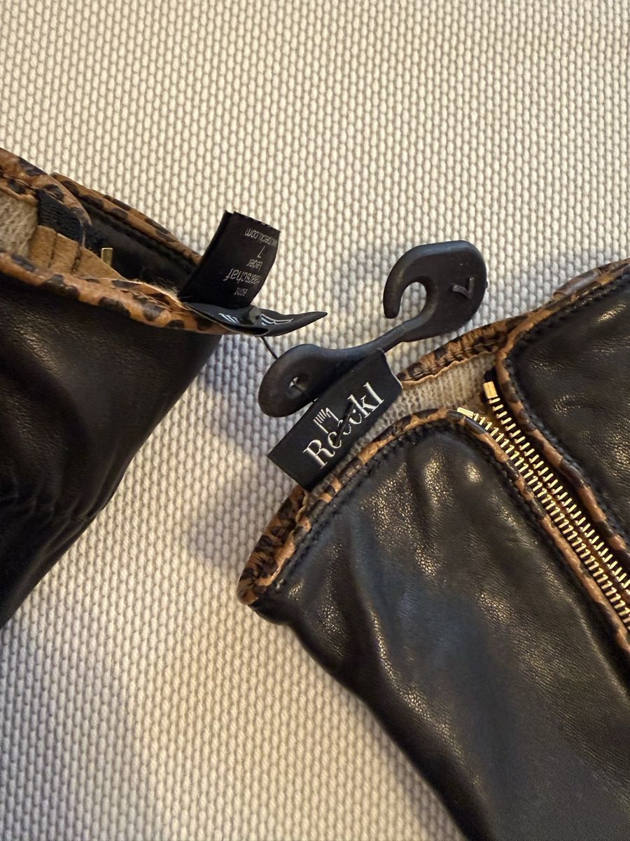 Roeckl Guanti & manicotti: Roeckl Lederhandschuhe/ schwarz/ Gr.7/ NEU – Nuovo e nell'imballaggio originale da Zürich venduto da secondhandpassion 2