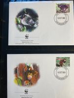 Papua Neuguinea 2003 Satz WWF Baumkänguru ill Ersttagsbriefe