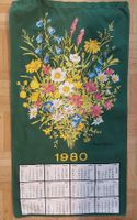 Küchentuch Motiv Kalender 1980