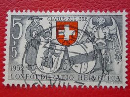 1952: B56, Luxusstück mit Vollstempel von HORGEN (ZH) LP!