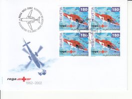 SBK 1040 im 4er-Block FDC