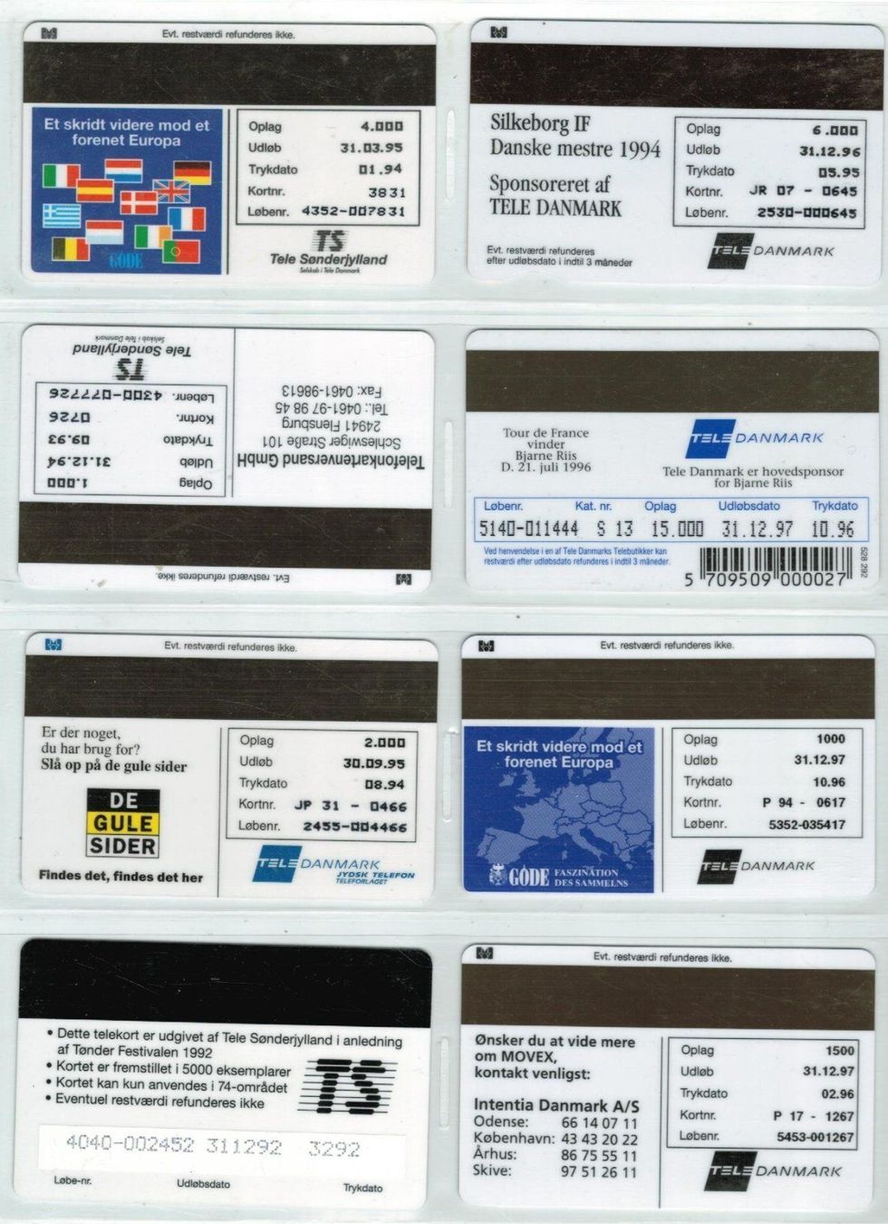 Telefon- & Taxkarten: 8 Privat Telefonkarten Dänemark   " – Gebraucht aus Zürich von tol_b7c7 1