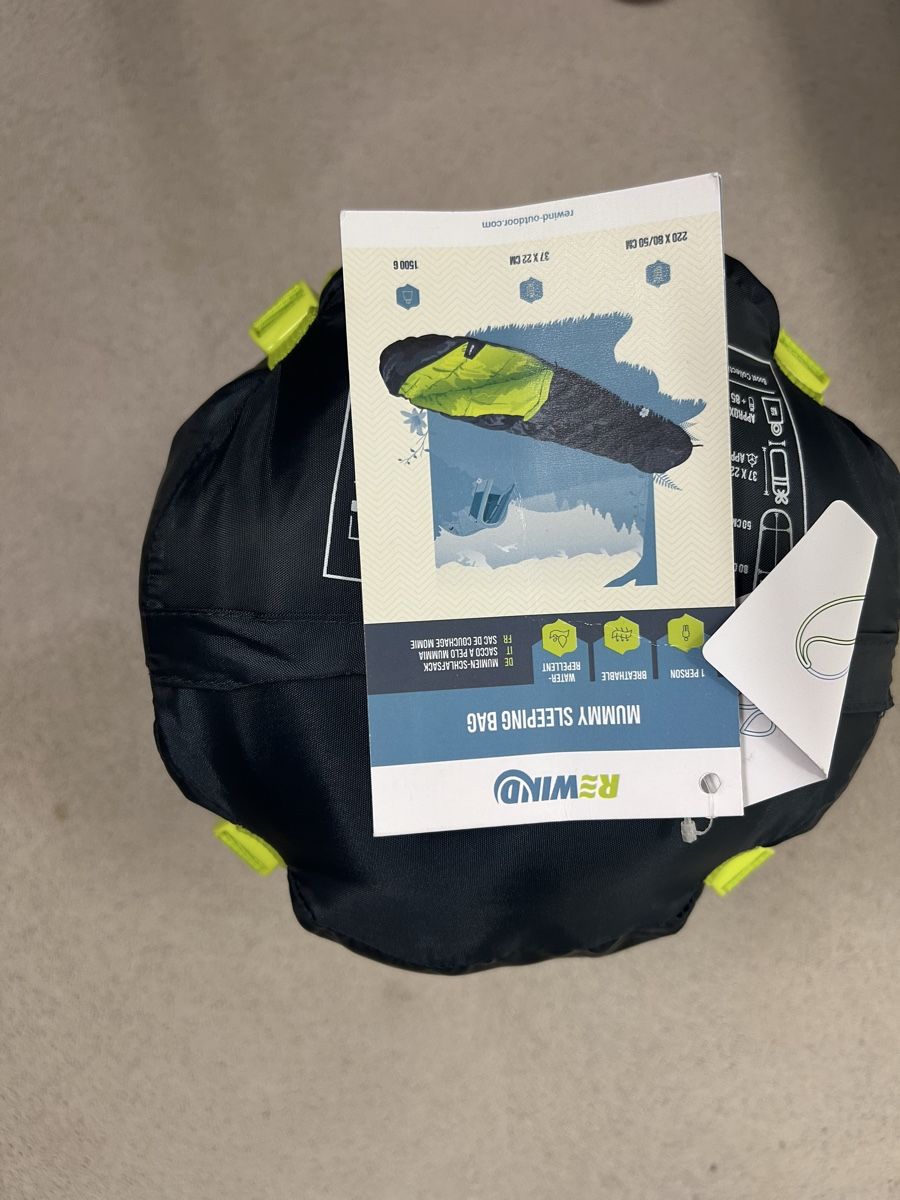 Sacchi a pelo: Sleeping Bag REWIND 1 Person Navy/Lime New – Usato da Wetzikon ZH venduto da sheralynn 6