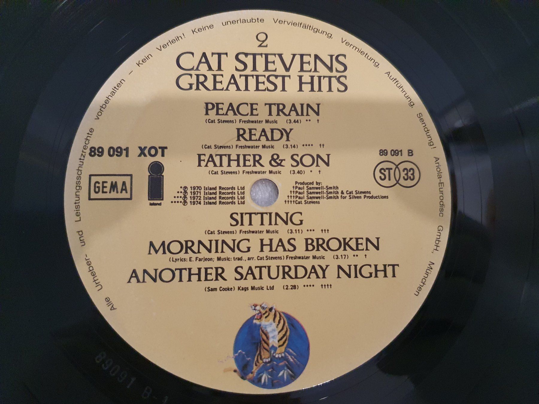 Dischi in vinile: Cat Stevens – Greatest Hits – Usato da Uster venduto da Vinyl-Leidenschaft 8