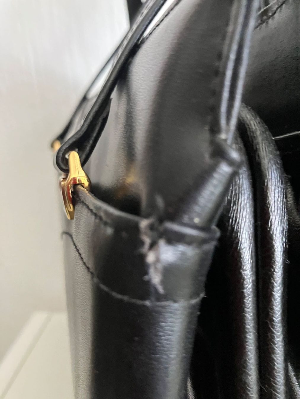 Borse da donna: Sac à main noir Lady  élégant, – Usato da Peseux venduto da Cresus27 6