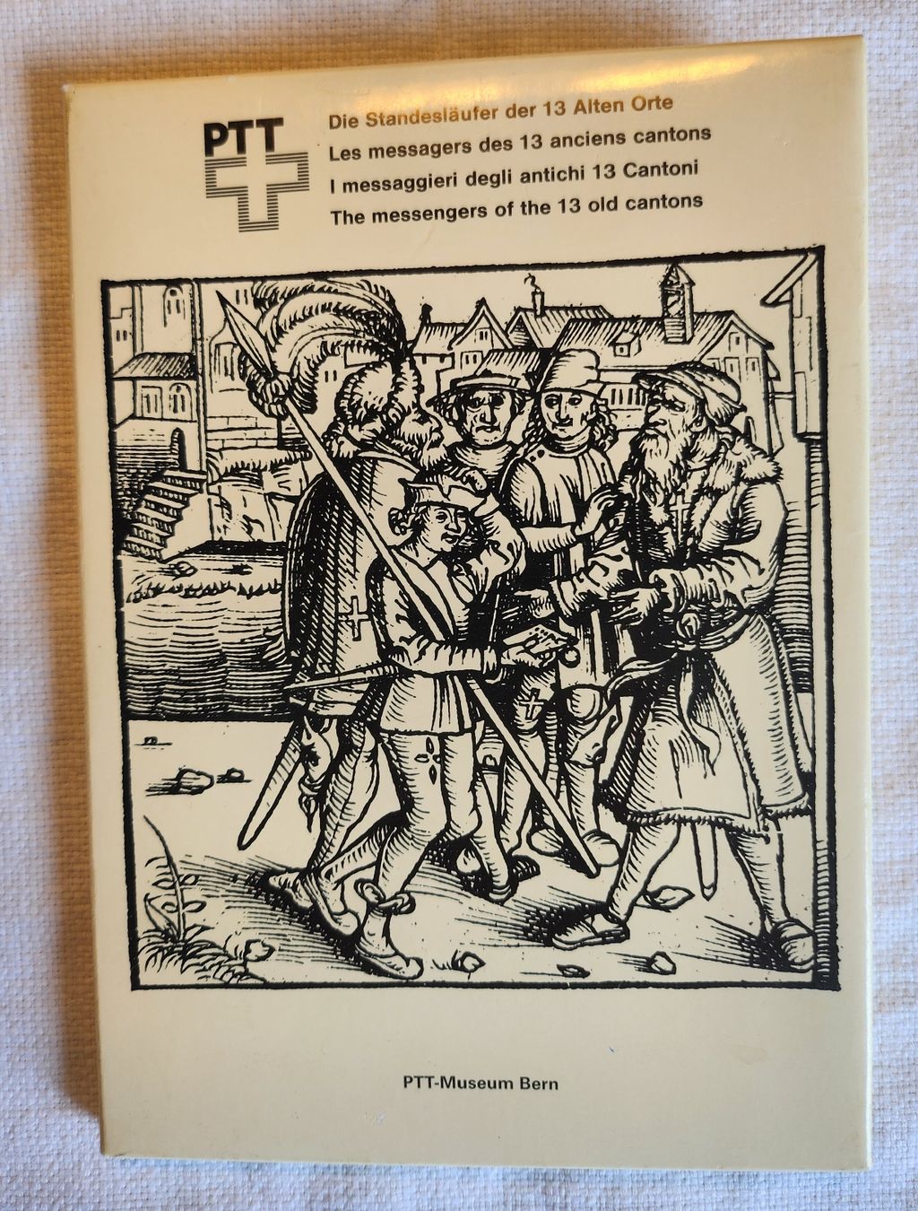 Cartoline postali: PTT Museum Bern Standesläufer 13 Alte Orte Postkarten - Set – Usato da Zürich venduto da BAENZERINO
