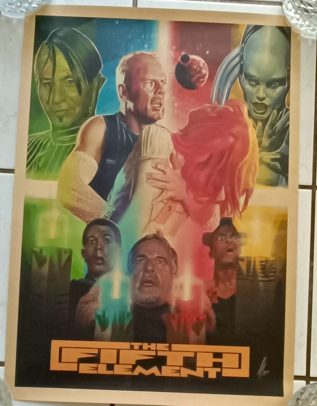 Posters & Illustrations: THE FIFTH ELEMENT Poster A3 Movie – Neuf (Voir description) à Luzern par cryptonic79