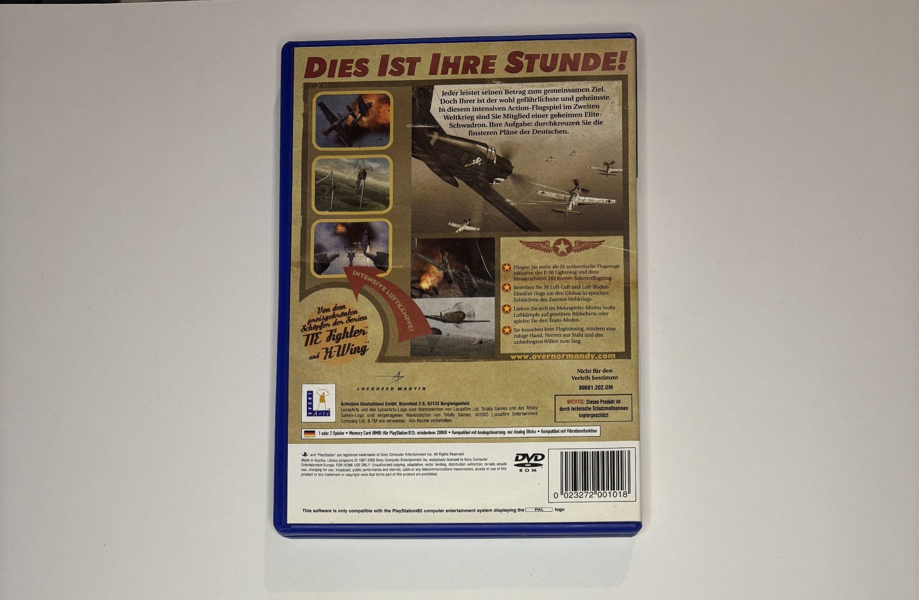 Giochi: PS2 - Secret Weapons Over Normandy – Usato da Allschwil venduto da Bullach 2