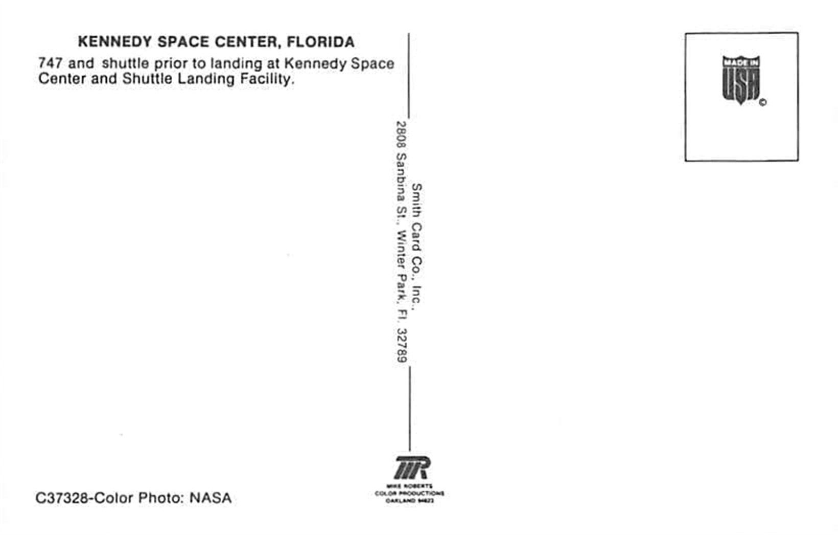 Cartoline postali: Space Shuttle, Kennedy Space Center – Usato da Ottikon b.Kemptth. venduto da Neptun1974 1