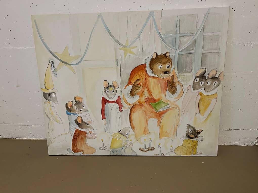 Dipinti: Bild handgemalt Acryl auf Leinwand – Usato da Ebnat-Kappel venduto da Chantalle