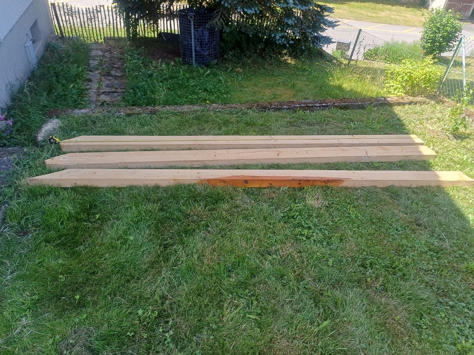 Holzartikel: 3 Holzbalken  – Defekt aus Wangenried von Recycler94