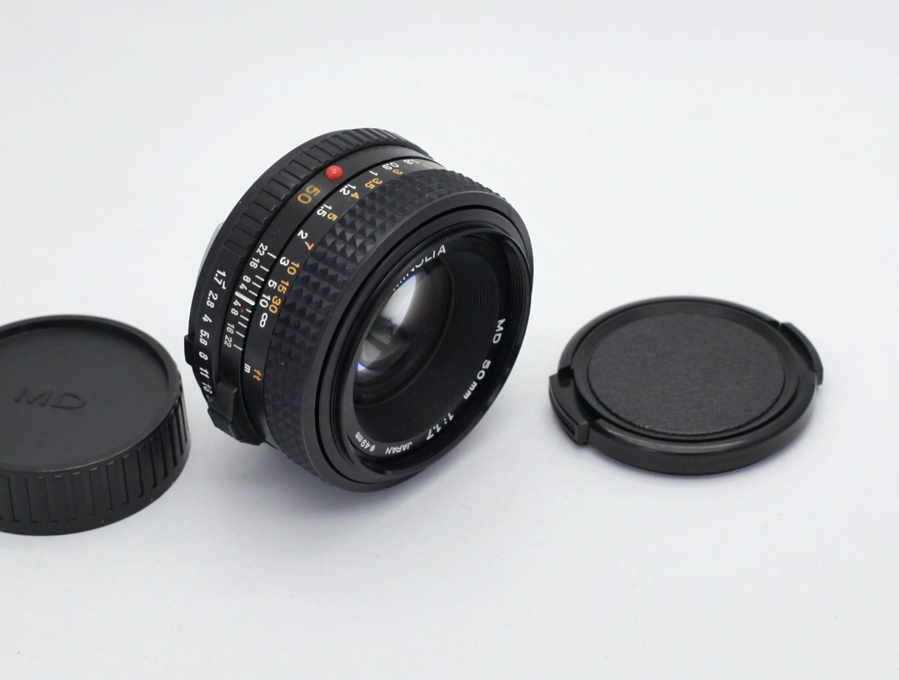 Minolta Obiettivi: Minolta MD 50mm f1.7 Japan – Usato da Birsfelden venduto da Waldbrettspiel