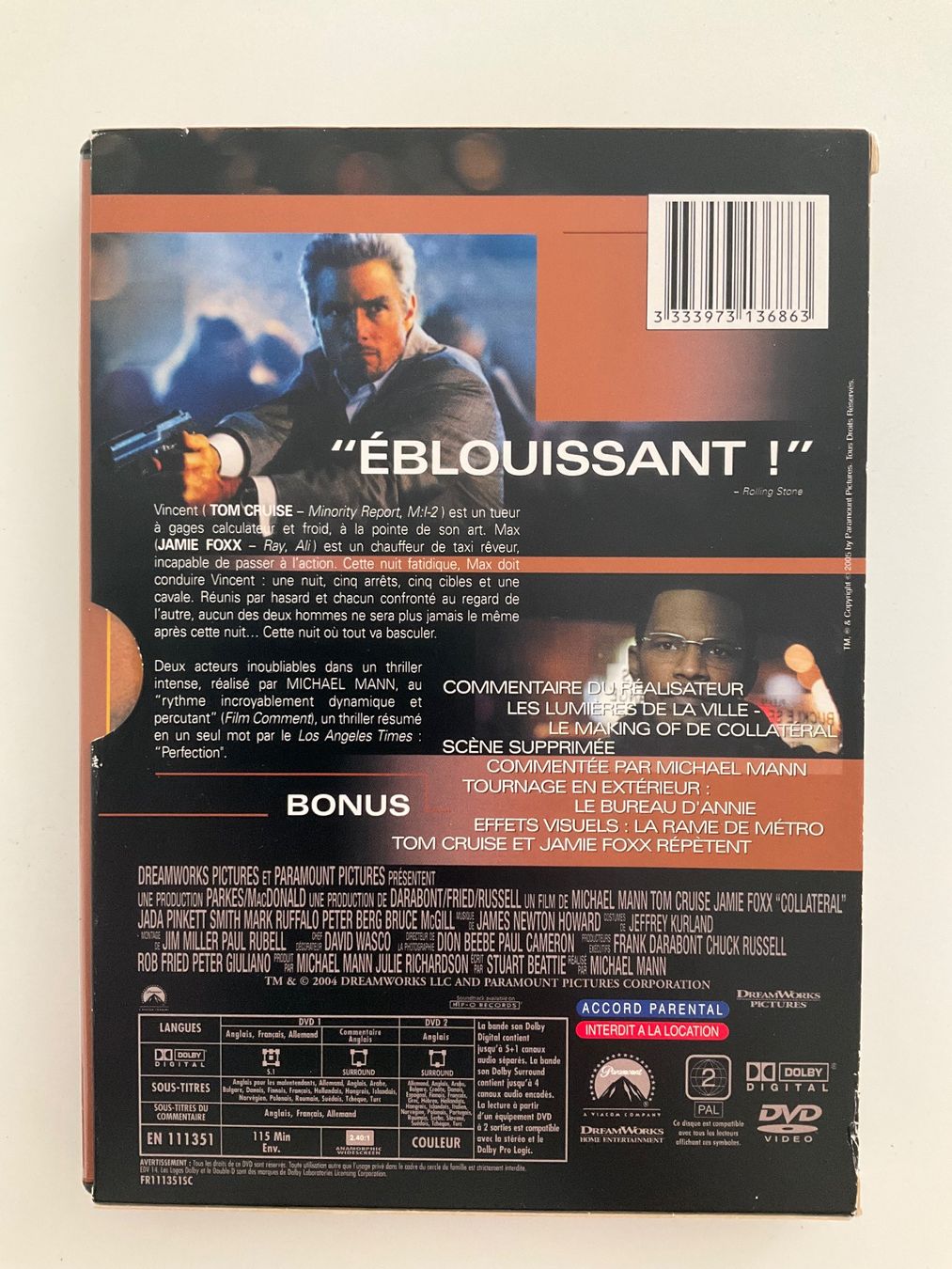 Tous les DVDs: Collateral Edition Speciale 2 DVD RARE – D'occasion à Veyrier par Deniro2 1
