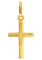 Kreuzanhänger Schmuck Geschenk Gold 333 mit s925 kette