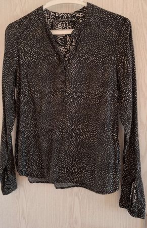 NILE Bluse Schwarz Weiss Grösse xs guter Zustand