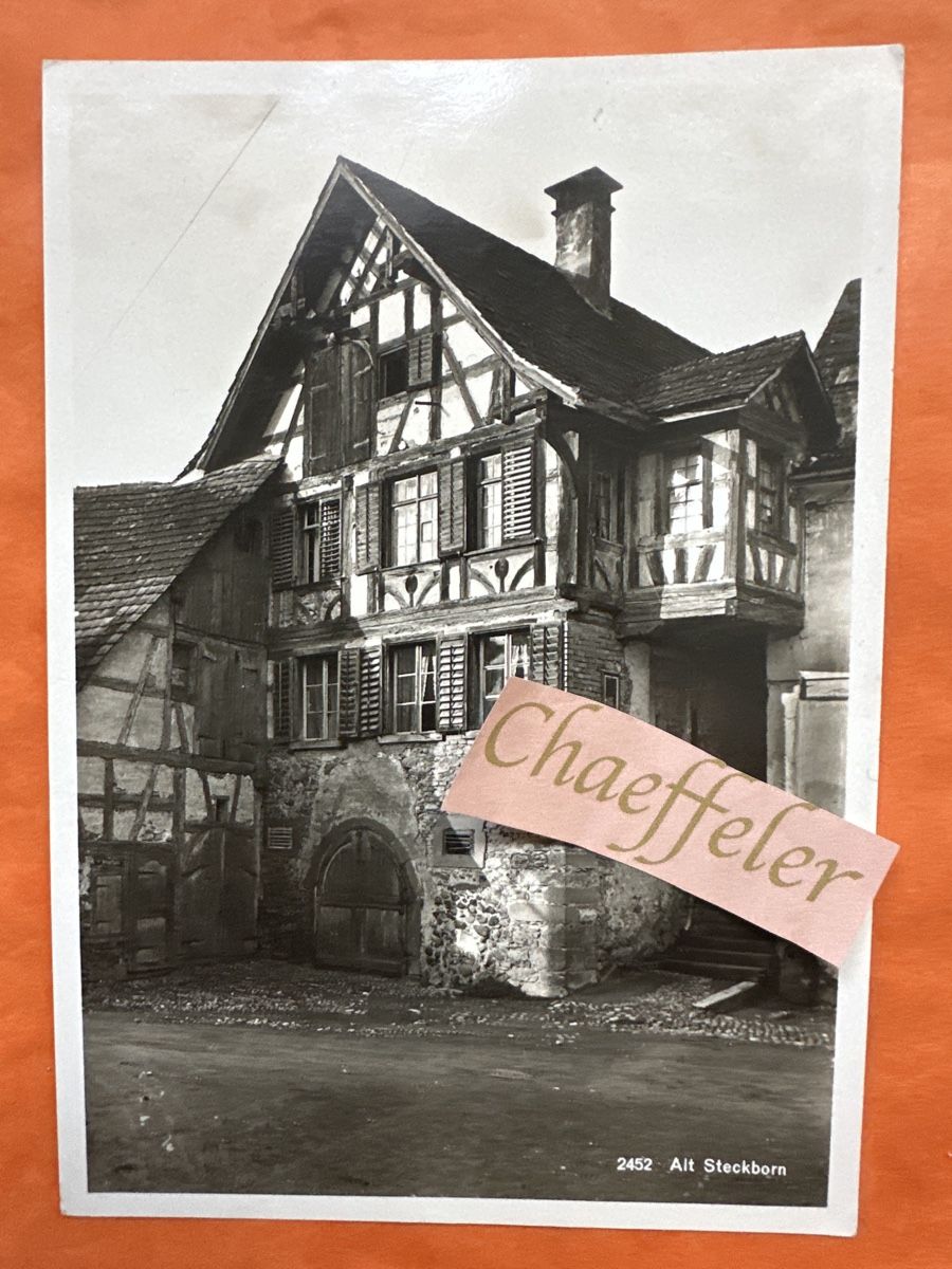 Cartoline postali: 2452 Steckborn, gelaufen 1939 – Usato da Zürich venduto da Chaeffeler