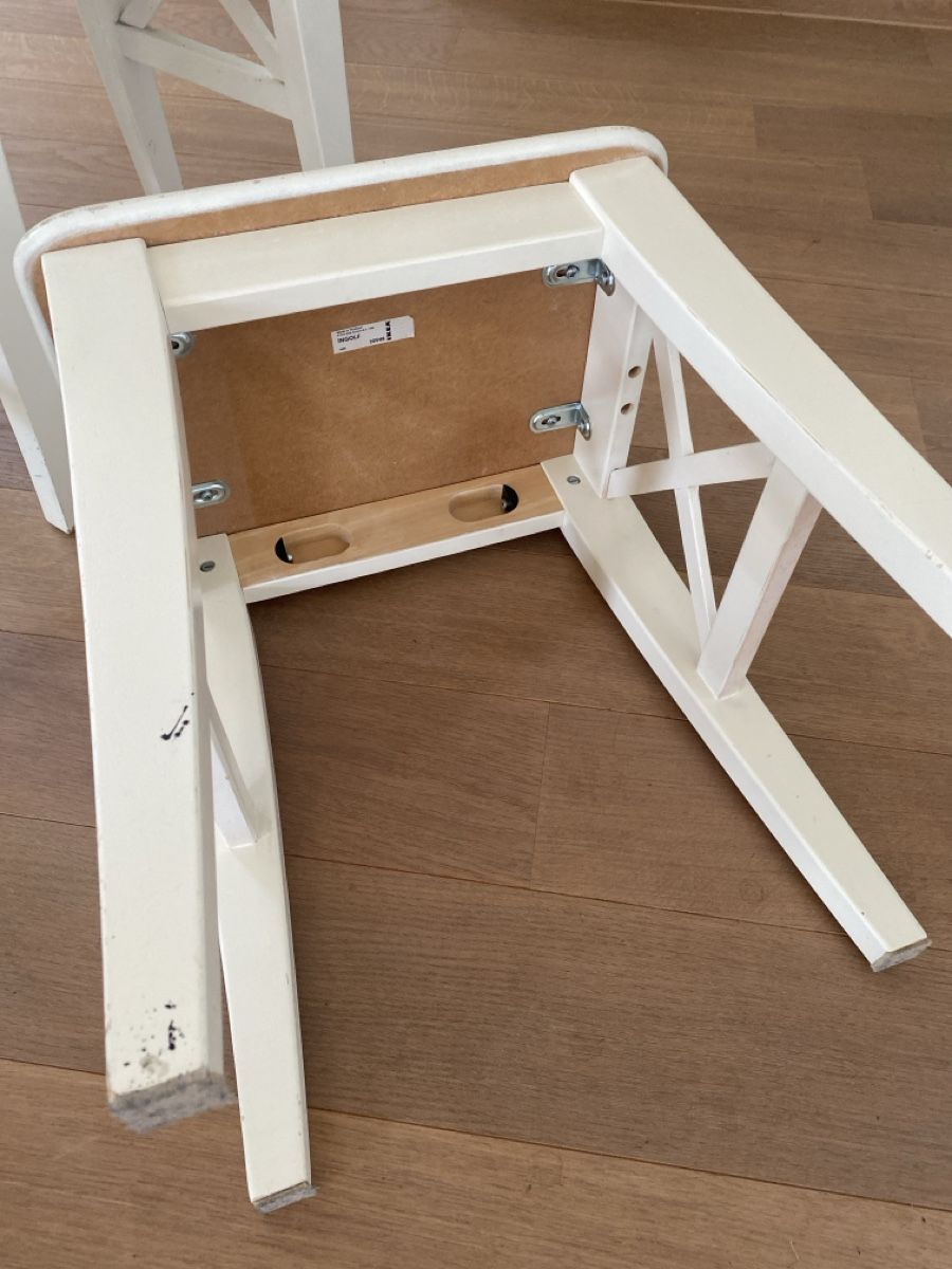 Ikea Tabourets: Hocker weiss 3er Set  – D'occasion à Niederrohrdorf par StefMont 2