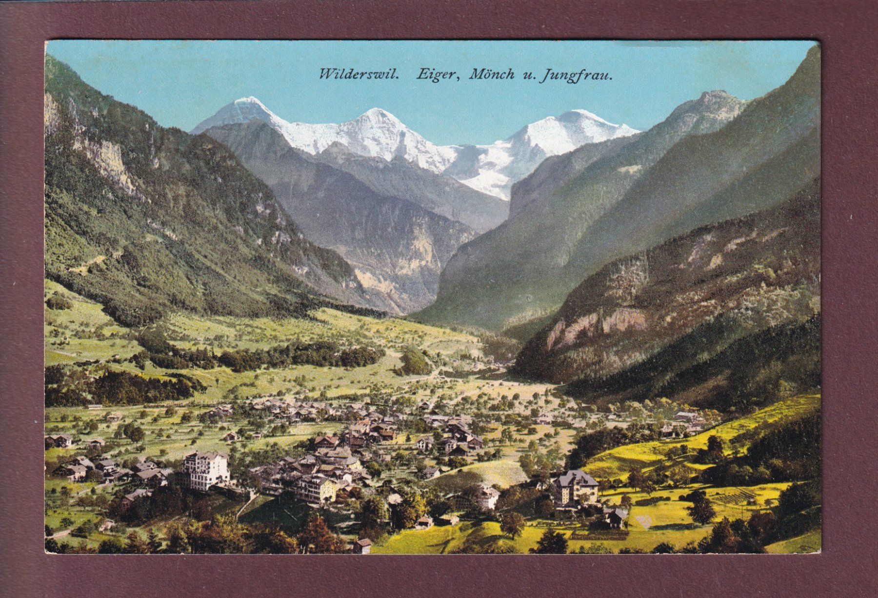Cartoline postali: WILDERSWIL - Totalansicht – Usato da Pully venduto da nicecards