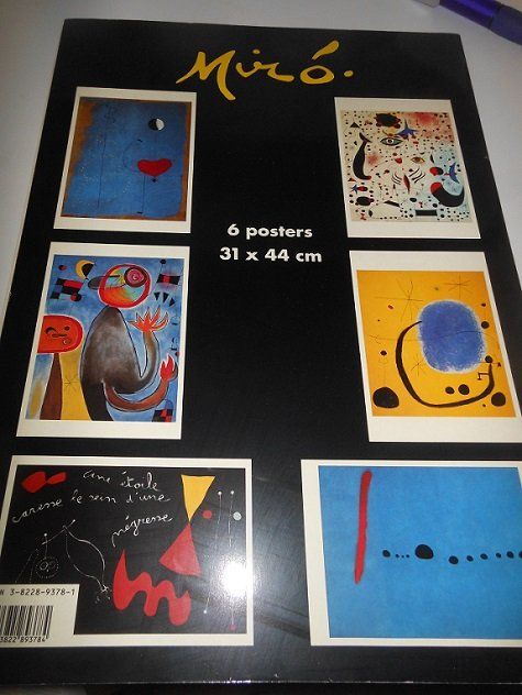Foto & Immagini: MIRO  Poster-MAPPE mit 6 Poster Hochglanzbildern – Nuovo (secondo la descrizione) da Basel venduto da frassi 3