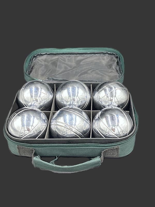 Palloni: BOULES | Boccia Set | 6 Bälle | Silber – Usato da Wittenbach venduto da Restwert_St-Gallen