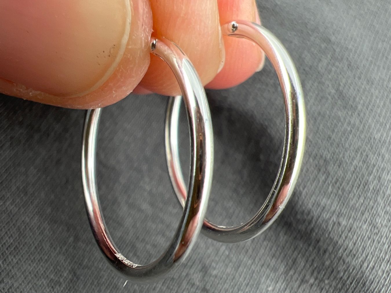 Boucles d'oreille: Creolen 925 Silber – D'occasion à Niederuzwil par leo_8857 2