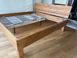 Hasena Holzbett Wildeiche mit Lattenrost 200x200 cm