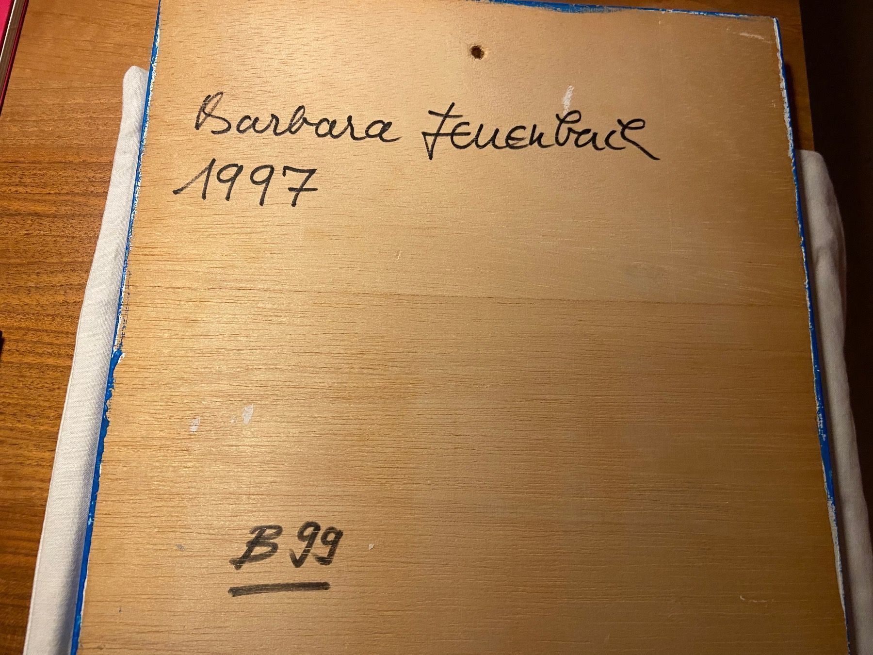 Dipinti: Gemälde Barbara Feuerbach Original  mit zwei Bücher – Usato da Gipf-Oberfrick venduto da Iberico 9