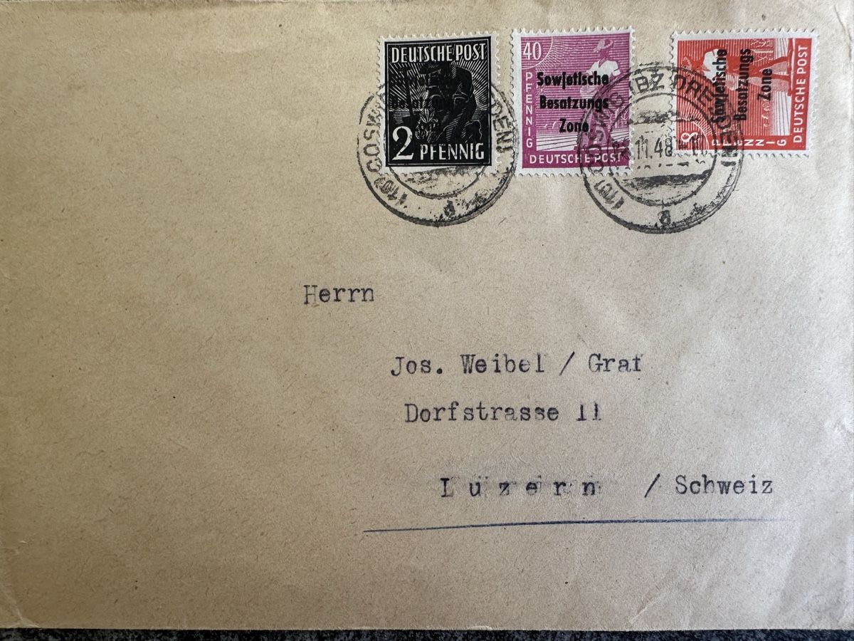 Couverts & Versandtaschen: Briefmarken  – Gebraucht aus Brugg von bri_7h8s