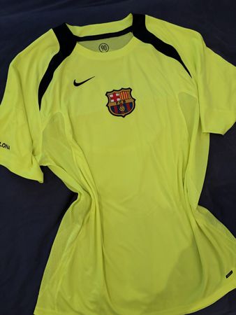FC BARCELONA TRAININGS TRIKOT RONALDINHO MESSI BARCA NIKE