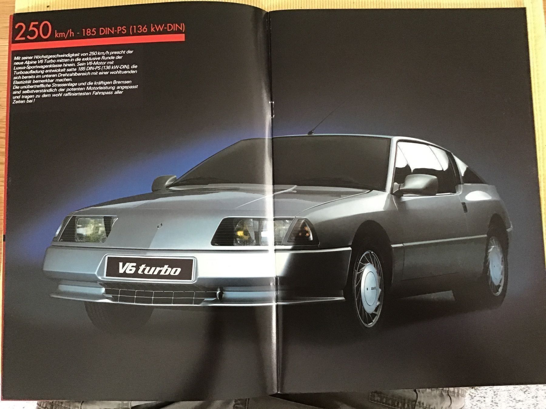 Renault Documenti: Renault Alpine Verkaufsprospekt Juni 88 – Usato da Scherzingen venduto da Starseller62 3