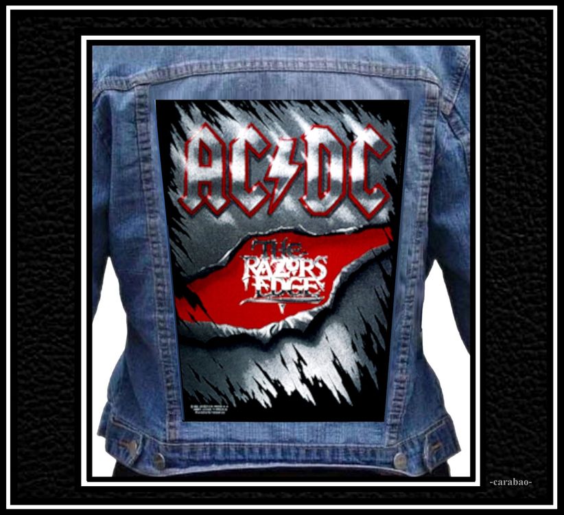 Rücken-Aufnäher *AC/DC* - Original Back Patch (Neu (gemäss Beschreibung ...