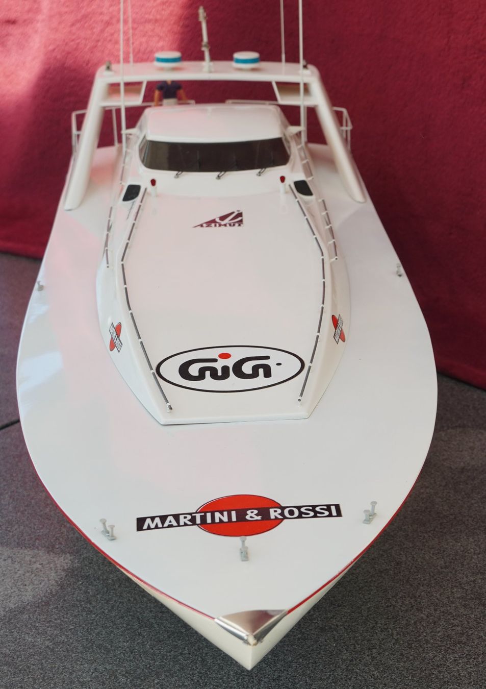 Graupner Modellismo RC: Maquette bateau télécommandé Azimut Atlantic Challenger – Usato da FROIDEVILLE venduto da Trinitron0 1