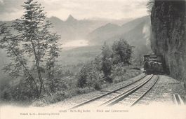 Arth (SZ) – Arth Rigi-Bahn mit Blick auf den Lauerzersee