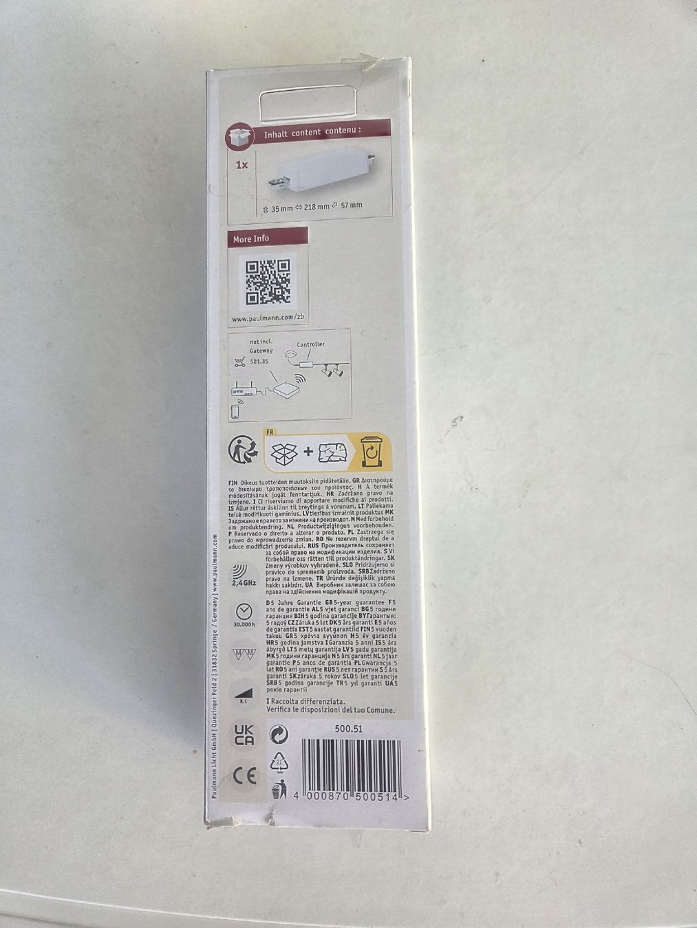 Paulmann Interruttori: Paulmann Dimm/Switch Controller – Nuovo e nell'imballaggio originale da Quartino venduto da 123HOBIT 1