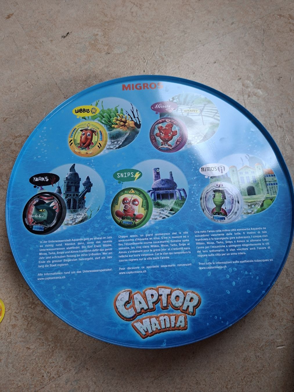 Migros Giochi: Captor Mania Migros Spiel mit Box und Chips Set  – Usato da Klingnau venduto da vollmond36 3