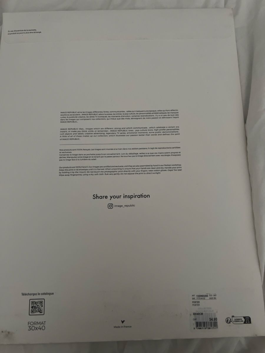 Foto & Immagini: Image Republic Kunstdruck Le Présent Format 30x40 cm – Nuovo e nell'imballaggio originale da bülach venduto da AntonellaB01 1