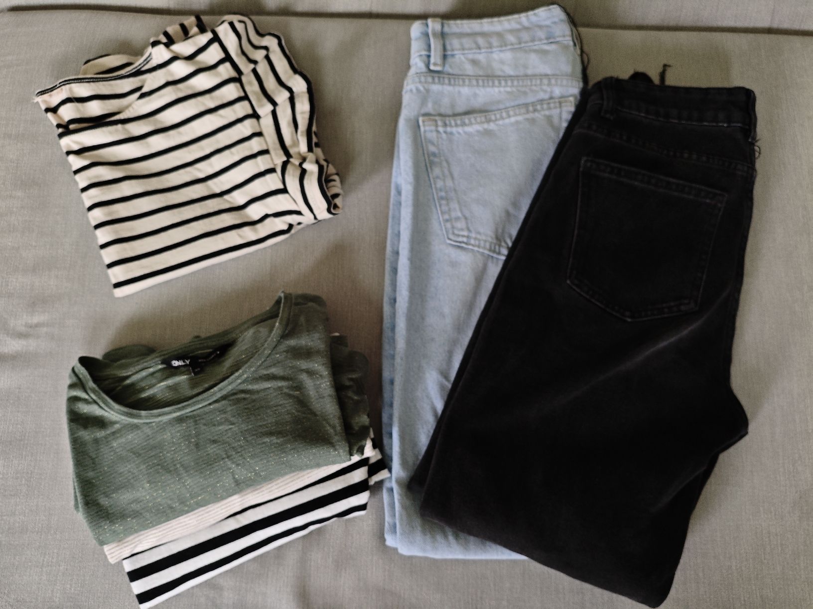 Lotti & Set di vestiti: Kleider Set Jeans und Shirts Gr S – Usato da Heiden venduto da Sunshine1504 3