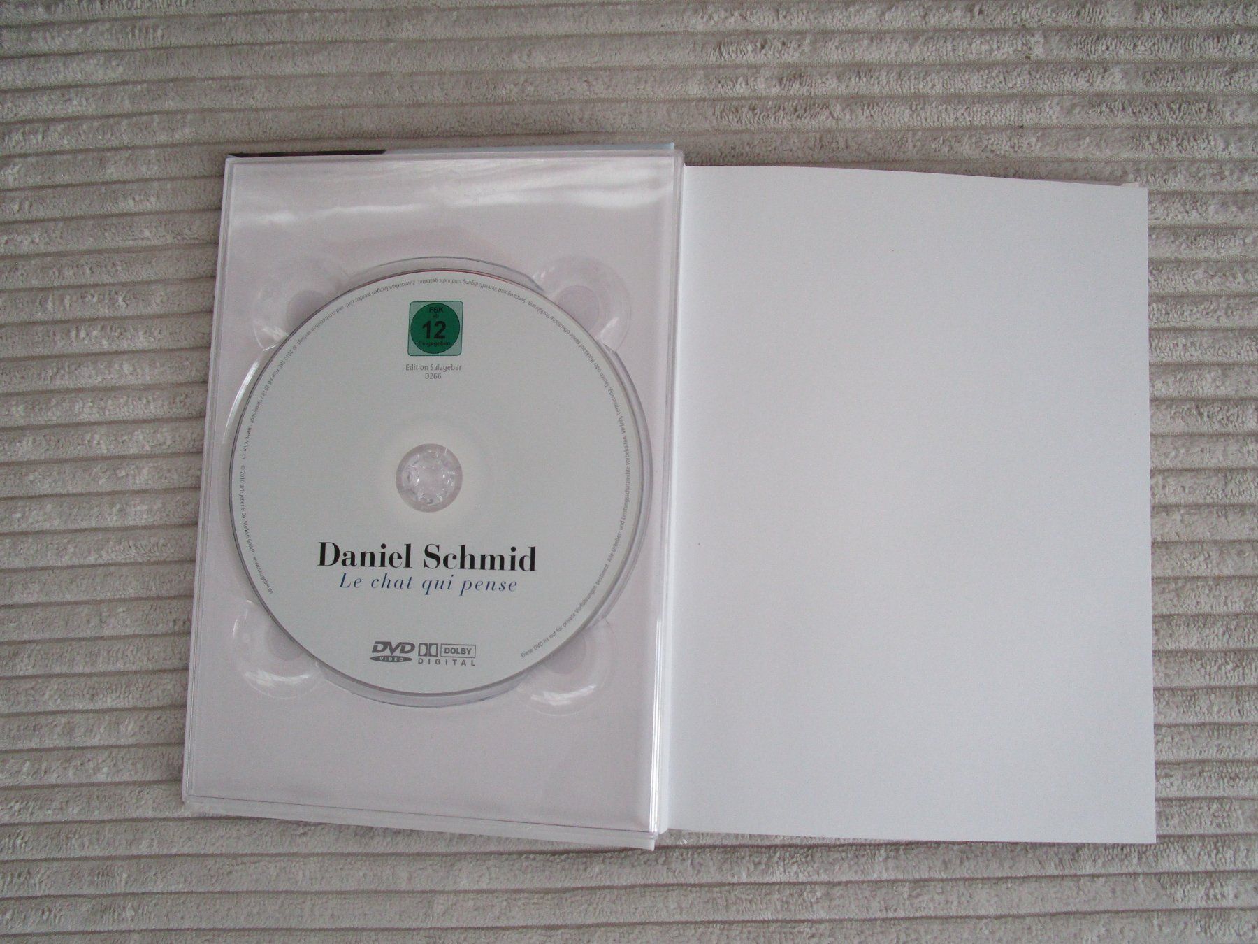 Tutti i DVDs: Daniel Schmid: Le chat qui pense - DVD - Selten! – Nuovo (secondo la descrizione) da Scuol venduto da Luana.. 2