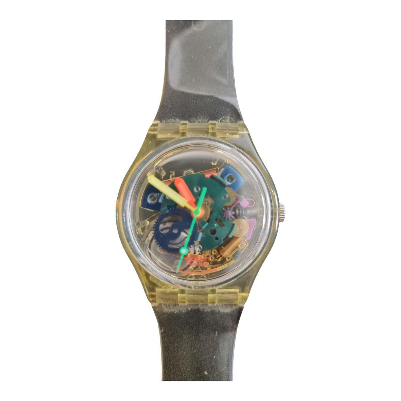 Swatch Uhren: SWATCH Uhr transparent – Gebraucht aus Wangen b. Olten von Restwert_Wangen 3