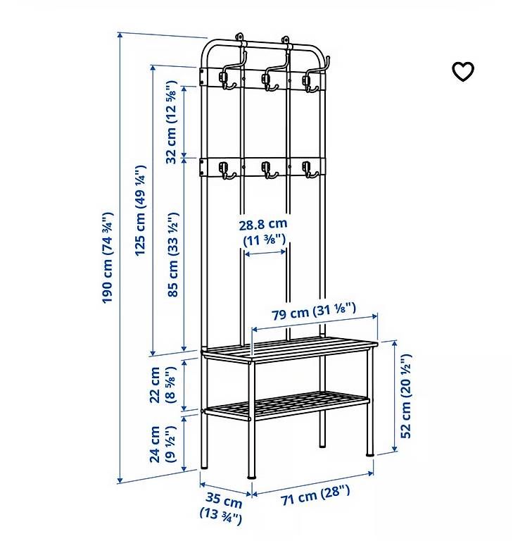 Ikea Porte manteau: Garderobenständer & Schuhaufbewahrung – D'occasion à Ostermundigen par DeOs3072 3