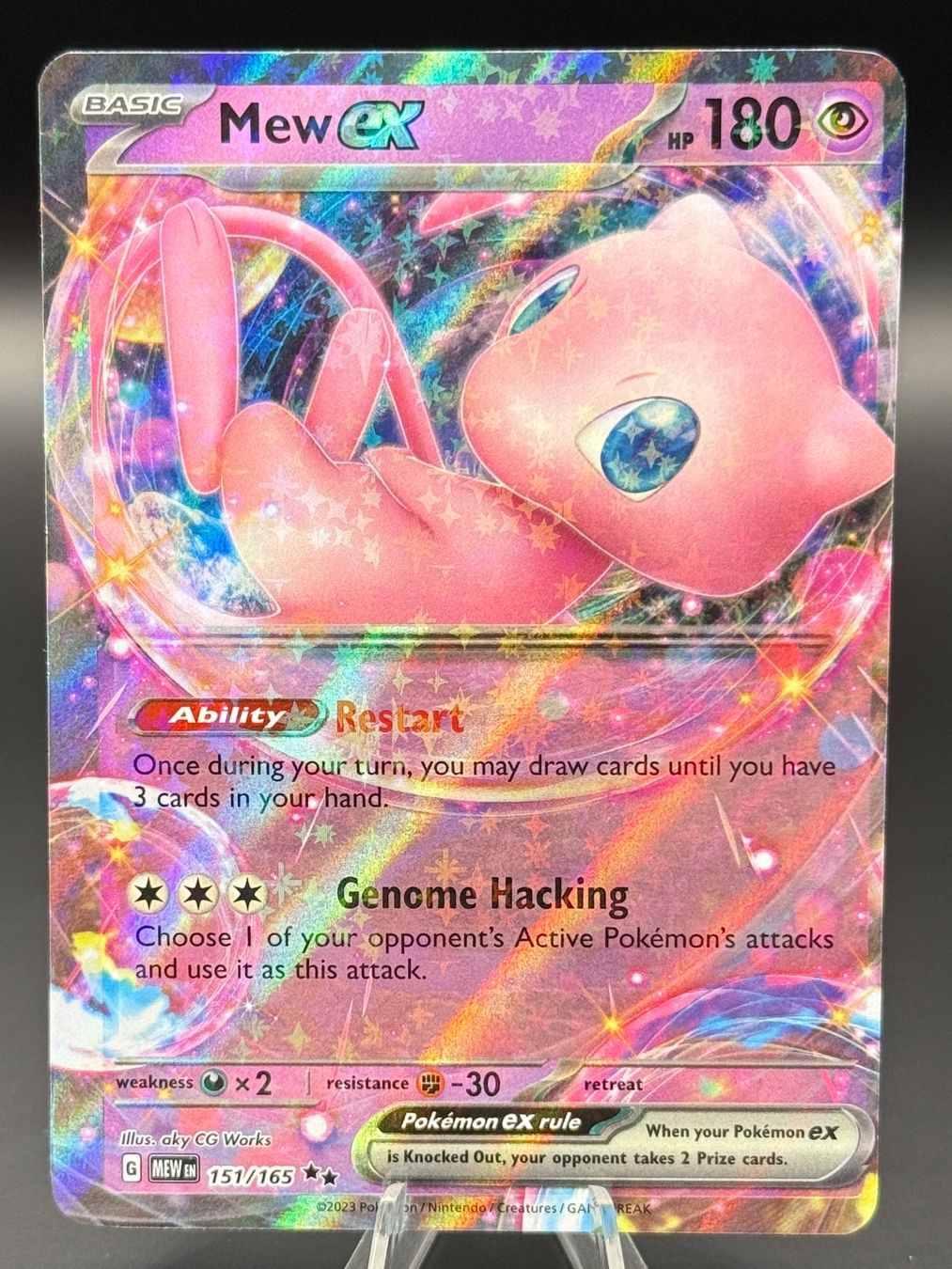 Pokémon Carte collezionabili: Mew ex 151/165 EN 151 – Nuovo (secondo la descrizione) da Langenthal venduto da TheCrib