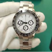 Saphirglas Herrenuhr Beat Quarz Chronograph