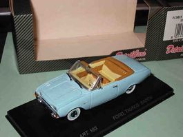 Ford Taunus Badewanne 1960 Cabrio * Detail Cars 1:43