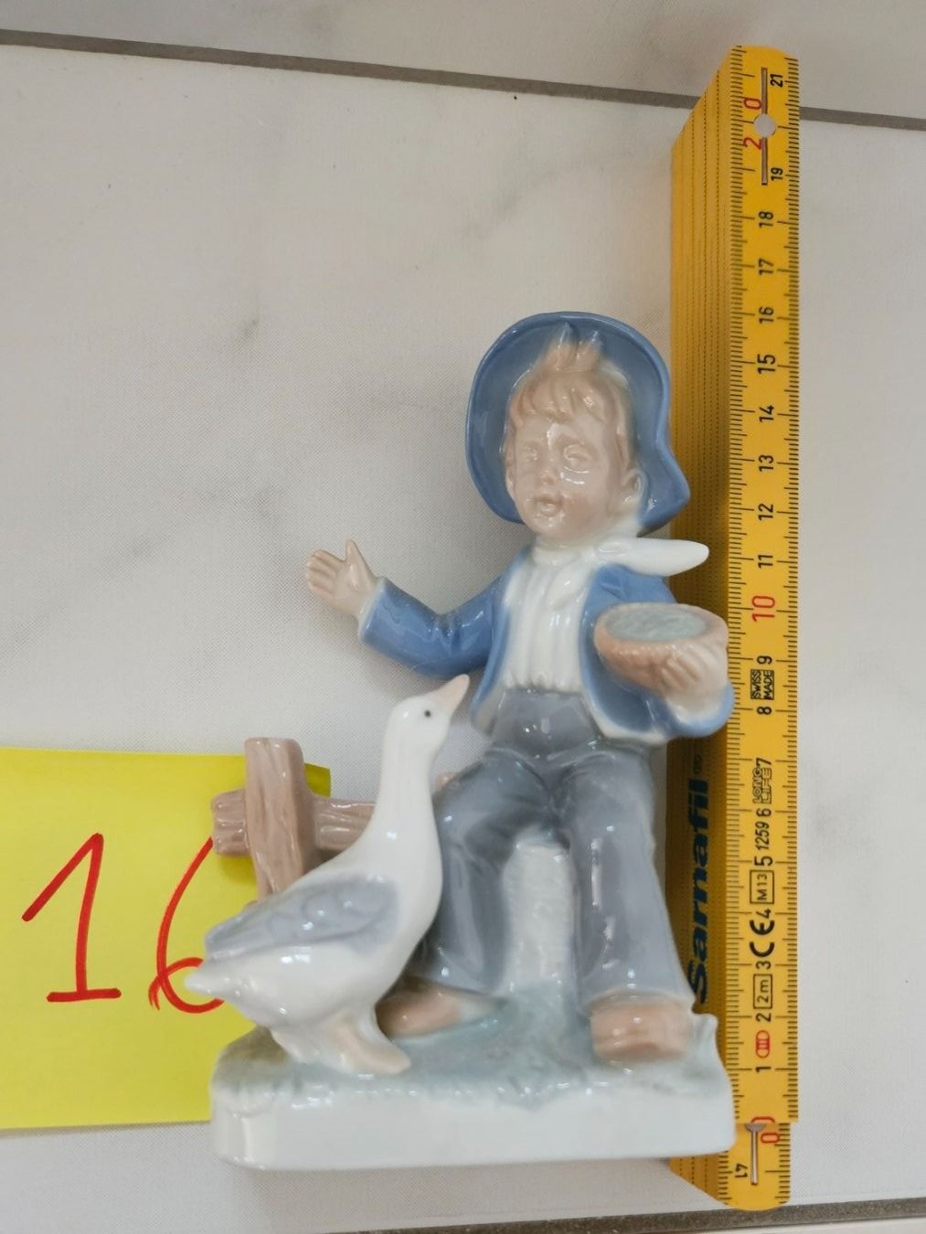 Figuren: Porzellanfigur Gänsehirt – Gebraucht aus Meggen von G7957c24