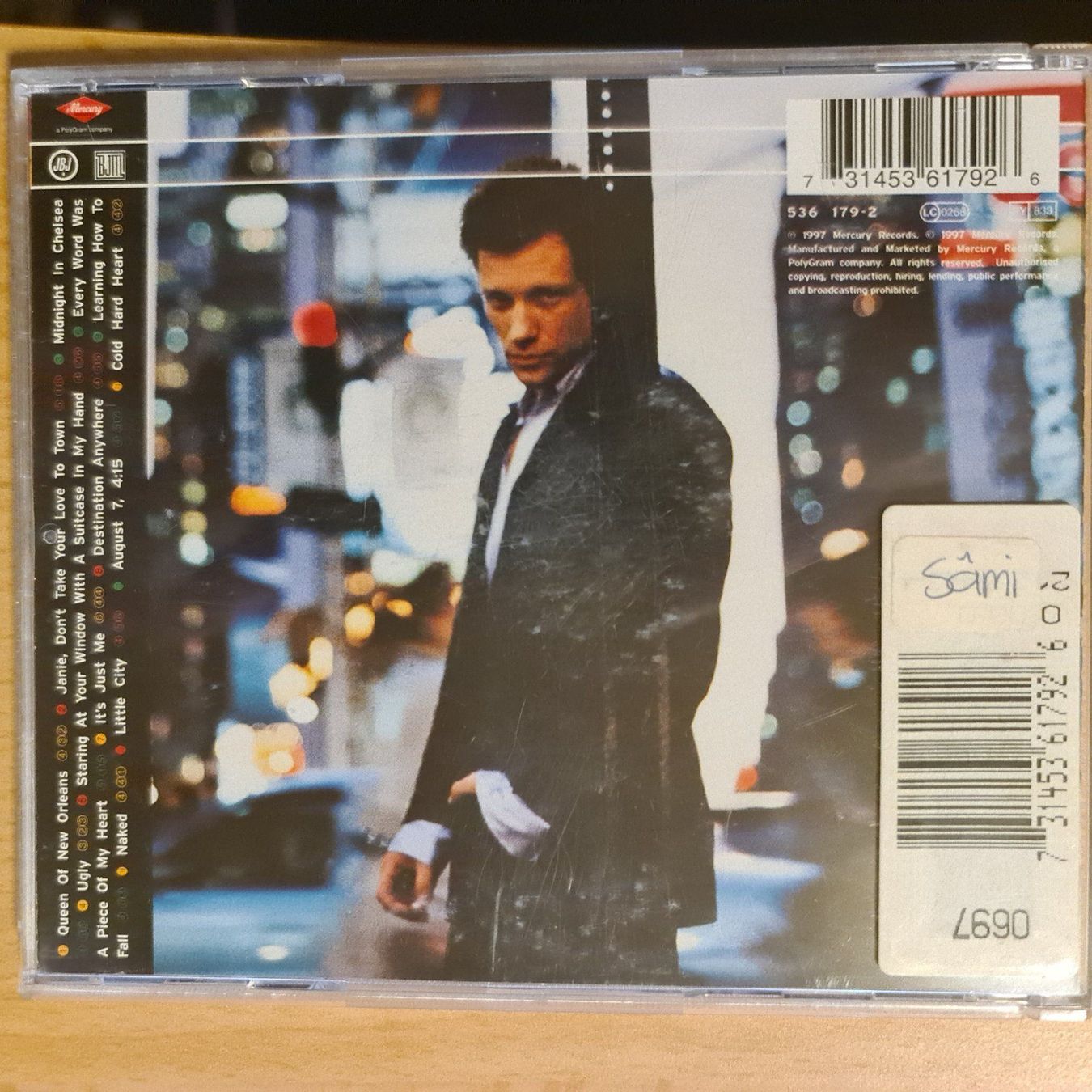 CD: Jon Bon Jovi destination anywhere – Usato da Dintikon venduto da Vexi 1